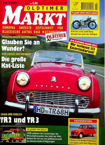 Deckblatt Oldtimer Markt (07/2000)